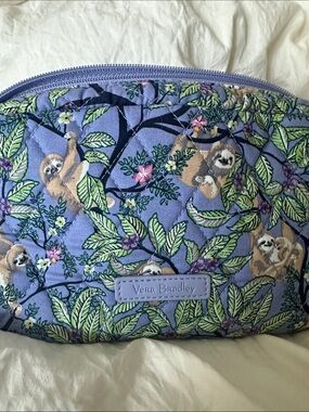 Vera Bradley Lavender Floral Sloth Quilted Tech/Cord Organizer NWT
